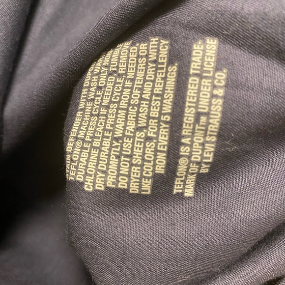 Dockers Tour Long Sleeve Shirt Button Up Pocket 100% Cotton Black Size XL(New) - Picture 14 of 14